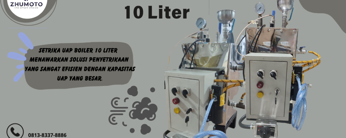 setrika uap boiler 10 liter